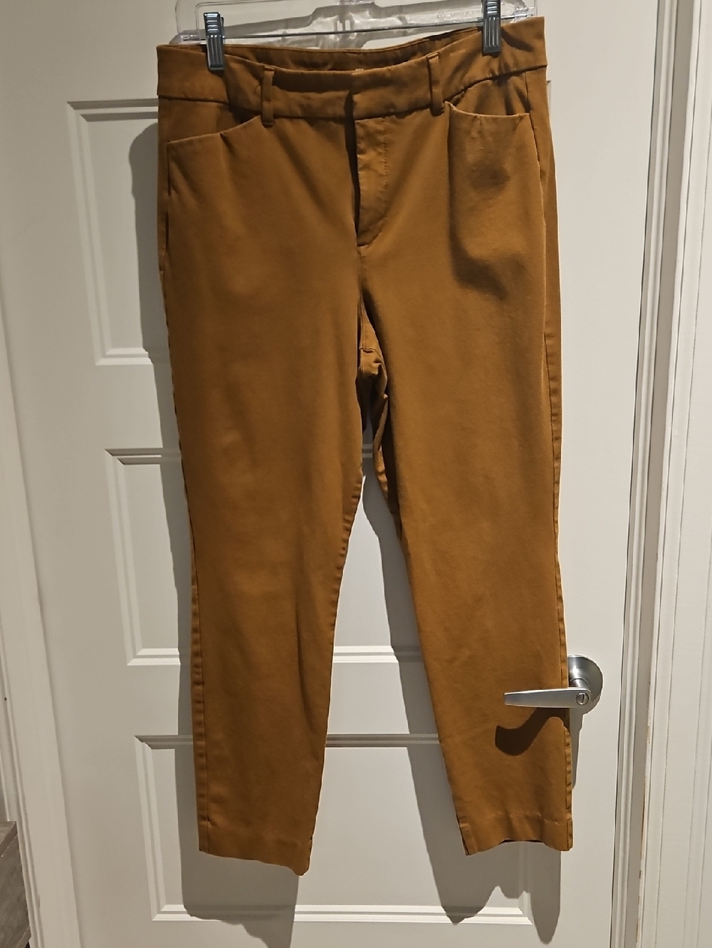 Old Navy Pixie High-Rise Ankle Pants in Mustard